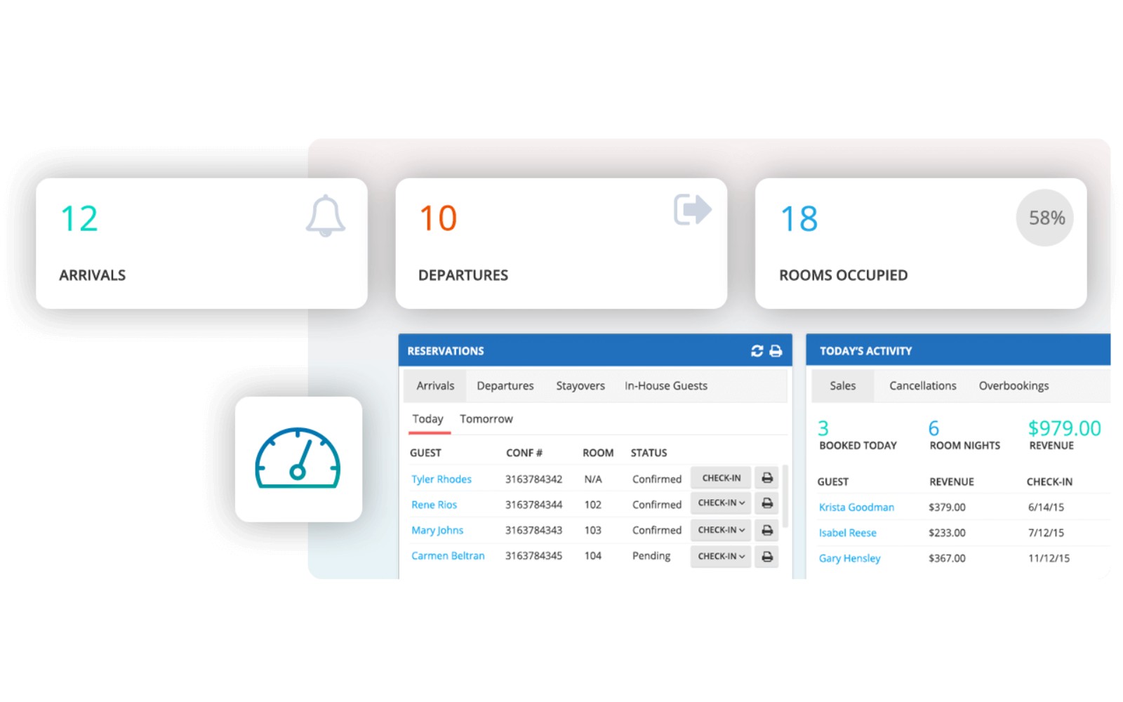 Cloudbeds - Hotel Management System Screenshot