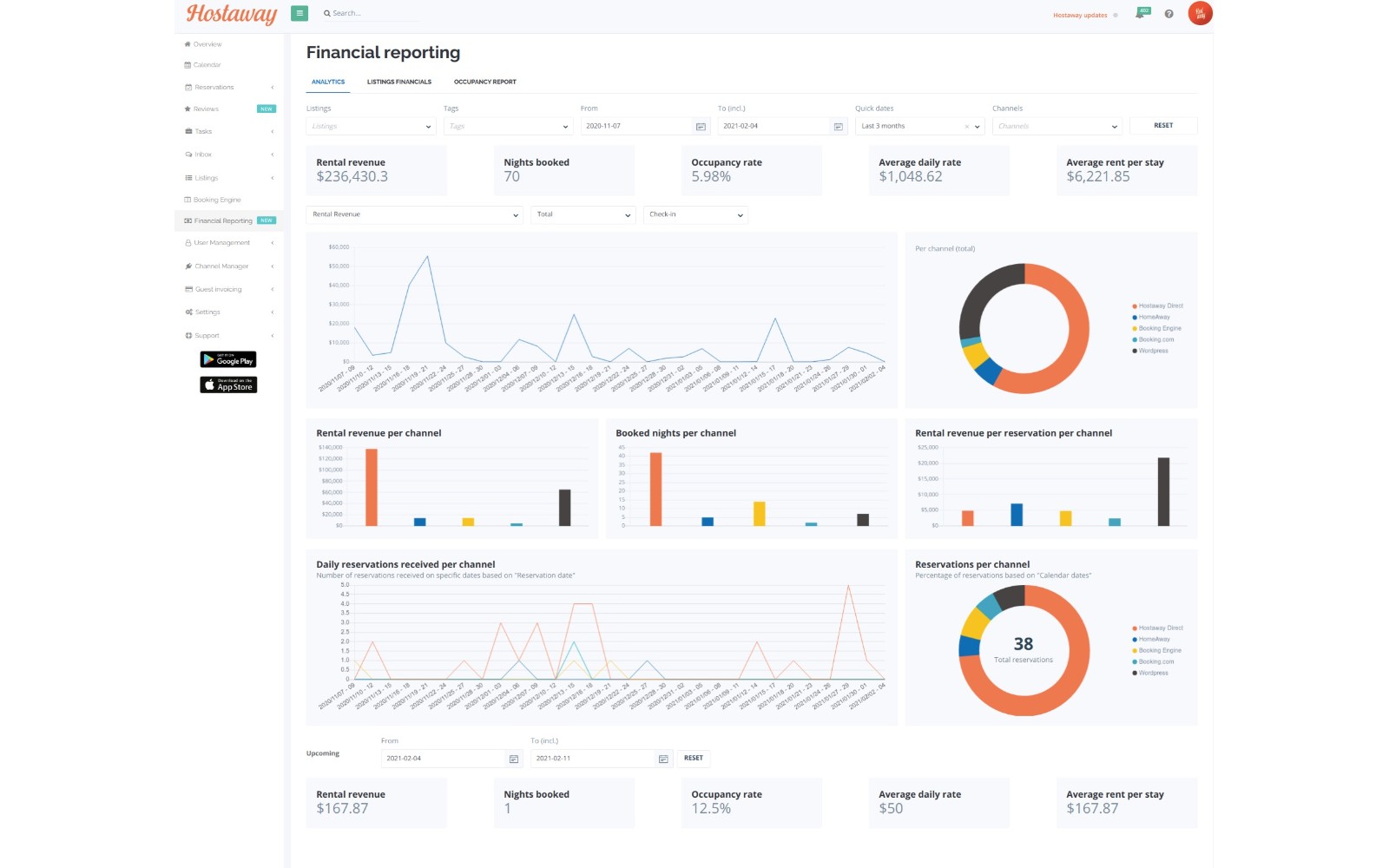 Hostaway Screenshot