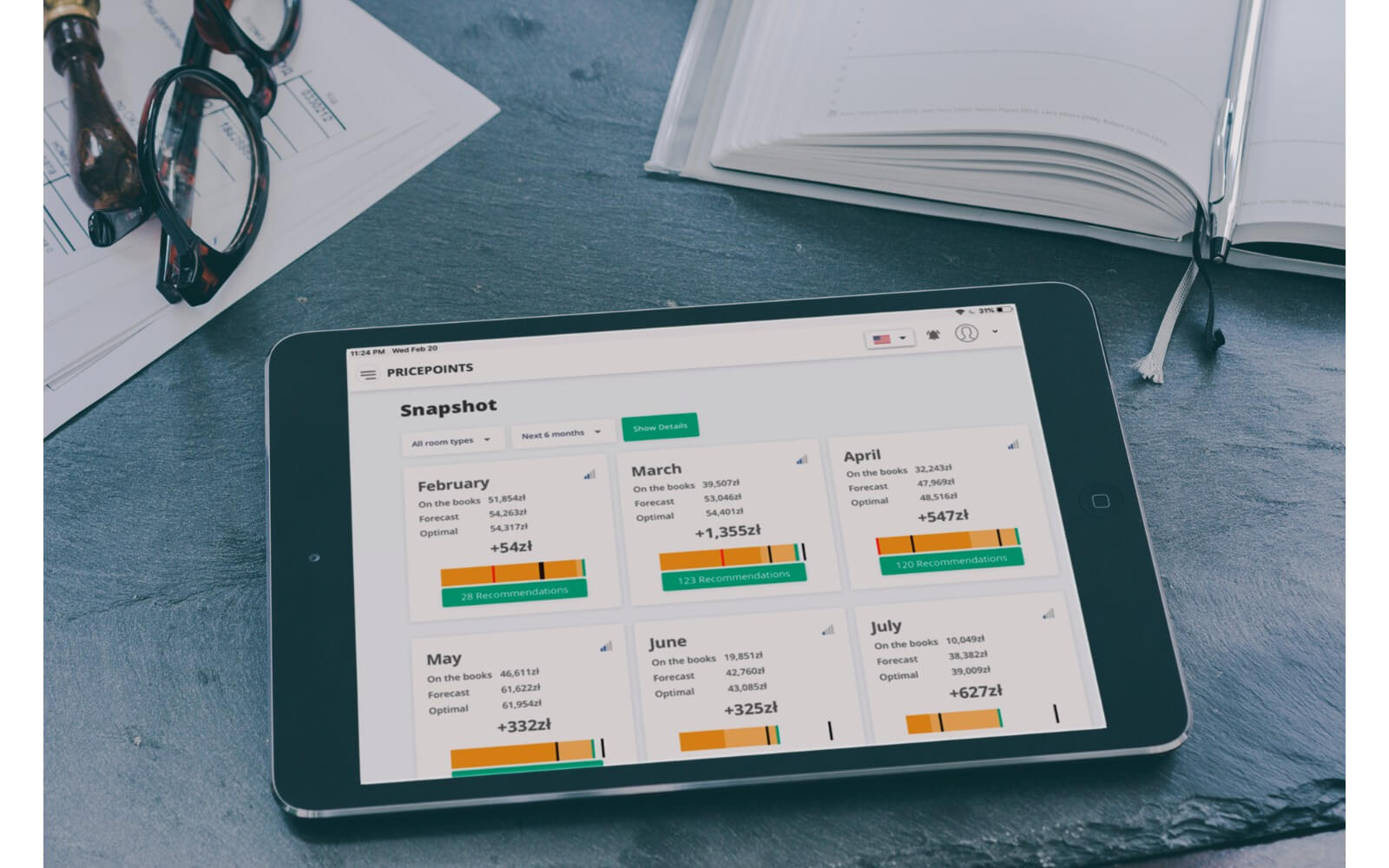 Pricepoint - Revenue Management Software Screenshot