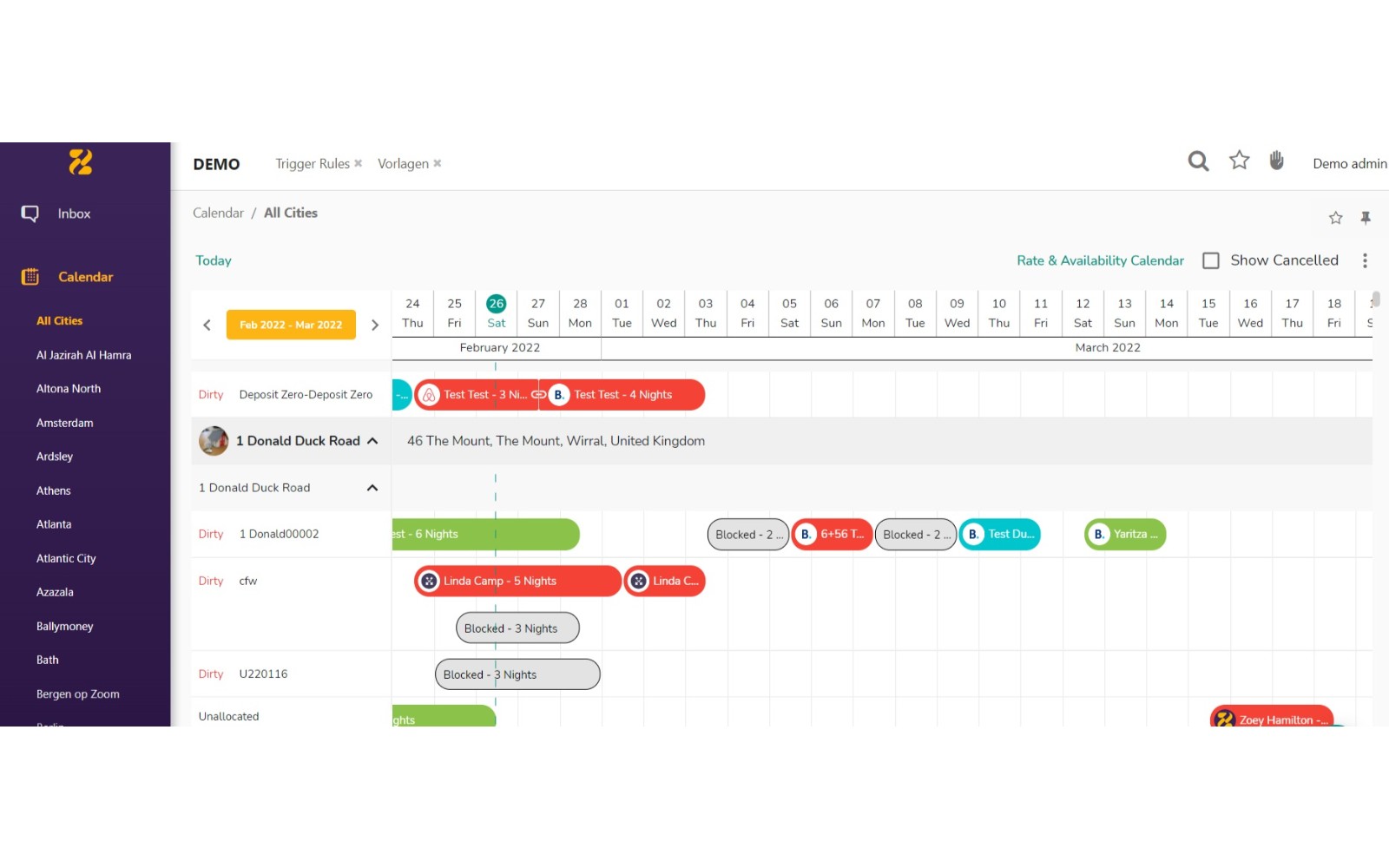 Zeevou - Short Term Rental Software Screenshot