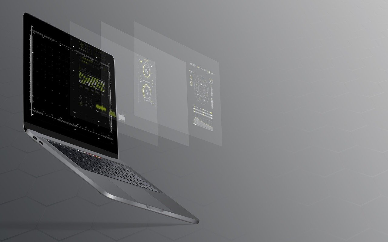 Modern-day property management systems offer a range of functionalities Functionalities on a laptop